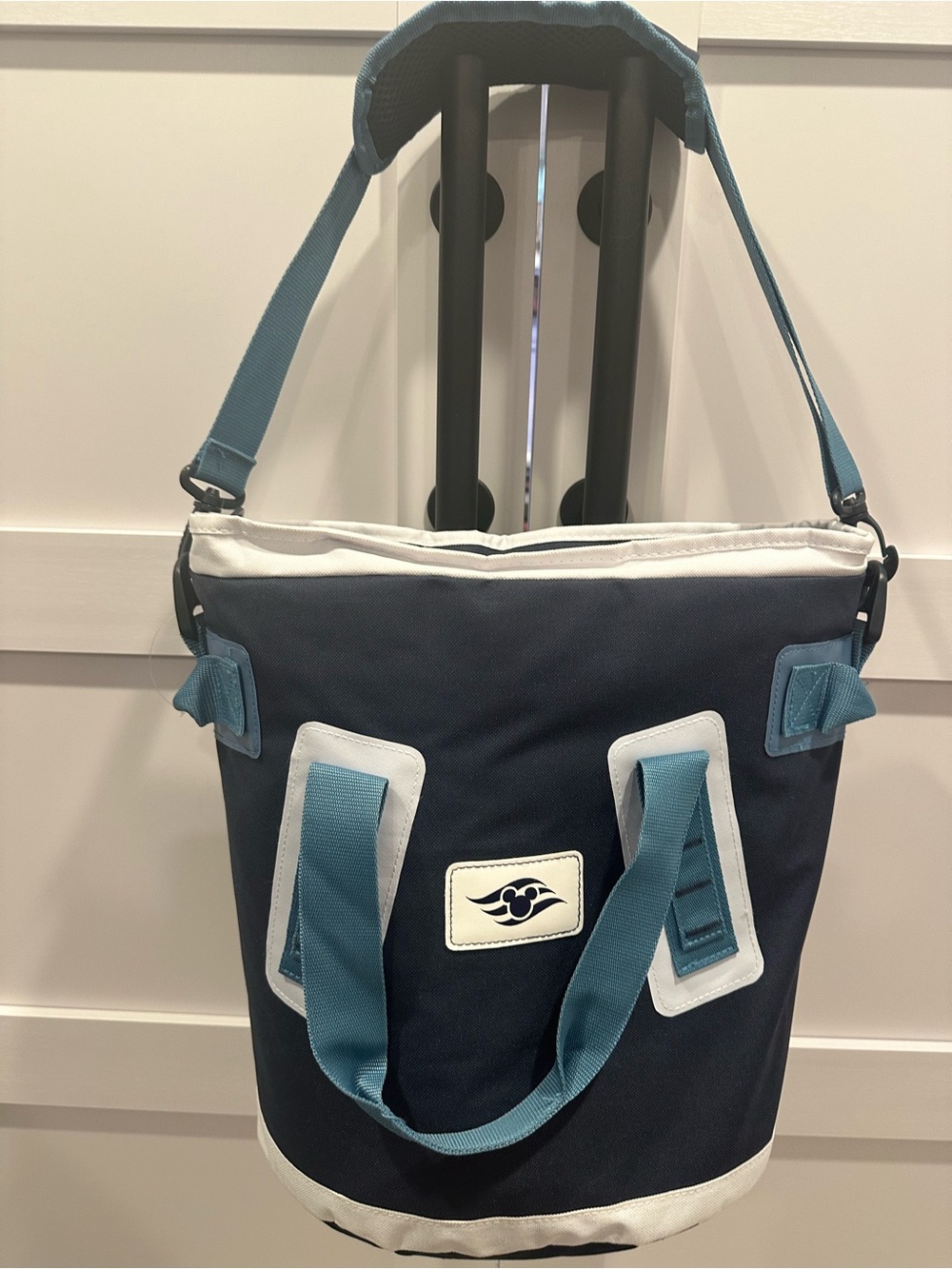 Disney Cruise Line Insulated Cooler Tote Bag Navy Blue Travel Beach Picnic